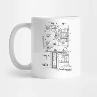 Gas Analyzing Apparatus Vintage Patent Drawing Mug